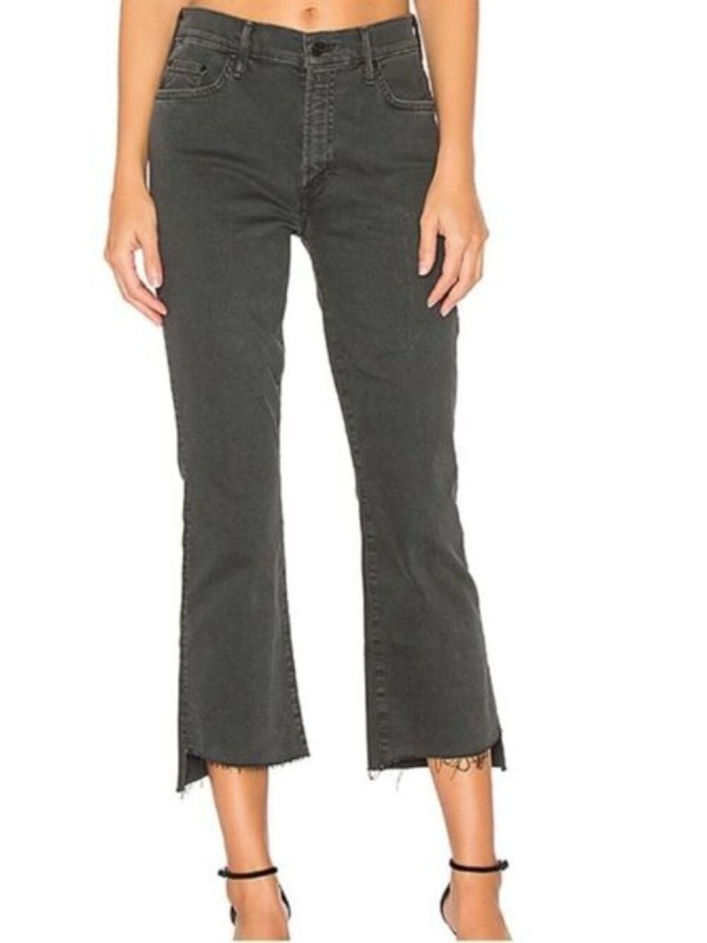 MOTHER The‎ Insider Crop Step Fray Jeans in Second Chance Size 23